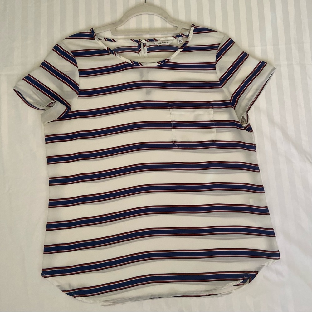 Reitmans striped short sleeve top - Picture 3 of 7